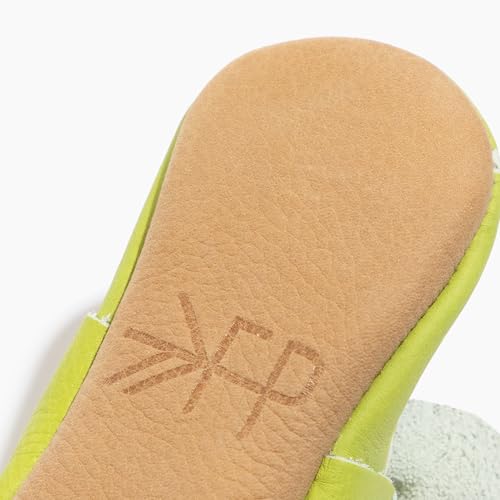 Freshly Picked Leather Knotted Bow Baby Girls Shoes, Tennis Outfit, 3-6 Months (Tennis Match, Infant)4