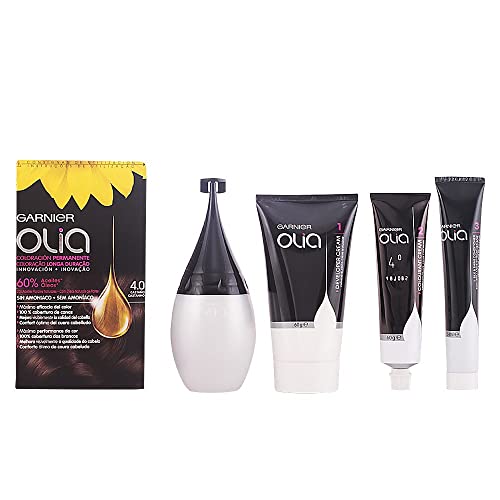 Olia Coloration permanente #4.0 châtain pur coffret - vue 2