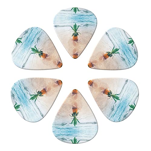 Pineapple By The Sea Lot de 6 médiators pour guitare acoustique, guitare électrique, basse, ukulélé – fins, moyens et… - Les Beatles, Paul McCartney, John Lennon, RIngo Starr, George Harrison Pineapple By The Sea Lot de 6 médiators pour guitare acoustique, guitare électrique, basse, ukulélé - fins, moyens et… – Image 5