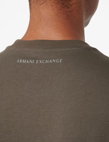 Armani Exchange Men's Large Embroidered Eagle Regular Fit Cotton Jersey4