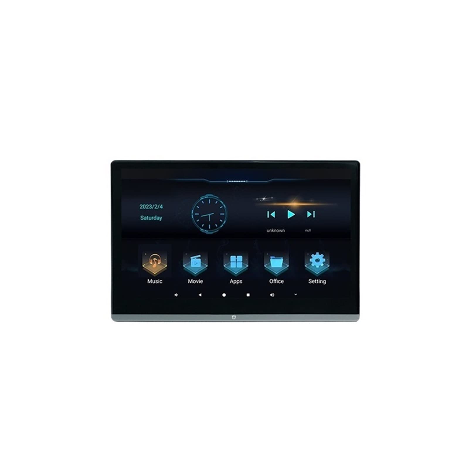 Lettore DVD portatile per lettori video per poggia Display Android esterno ultra sottile da 13,3 pollici WIFI4 + 64GDisplay for poggiatesta for auto da 13,3 pollici con schermo rotante HD(Size:13.3 in