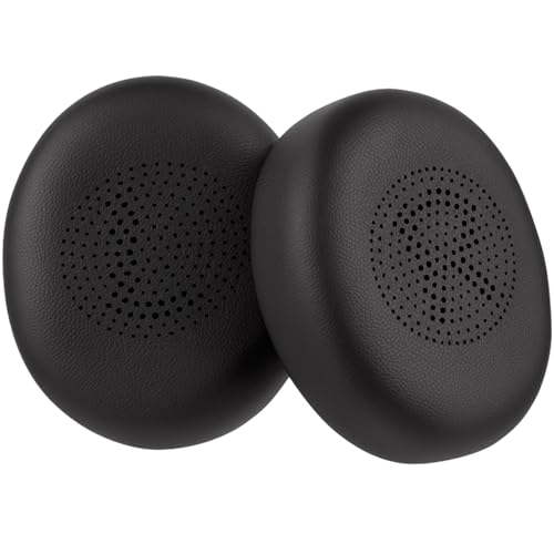 Evolve2 65交換用イヤーパッド OEM Elite 45h イヤークッションイヤーパッド Jabra Evolve2 65/65MS/65UC/40/40MS/40UC Elite 45h オンイヤーワイヤレスヘッドフォンに対応 (ブラック)
