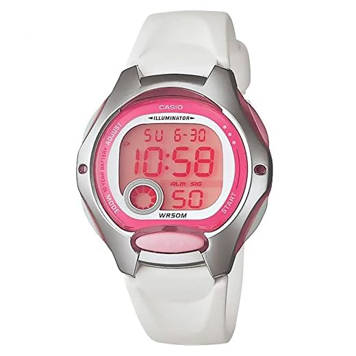Digital Modelo CASIO Digital Ladies Watch White/Pink LW-200-7AVDF. Marca CASIO
