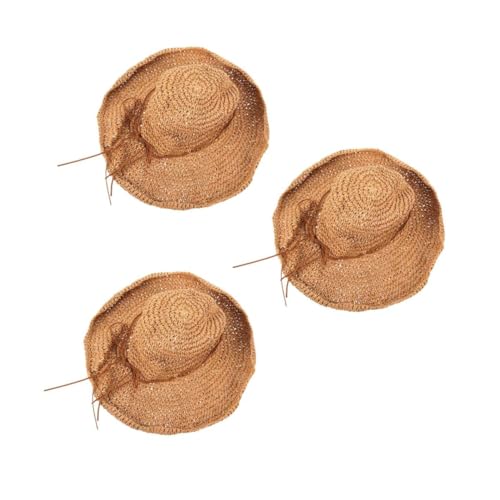 Bob de paille pliable femme chapeau de plage respirant visière été café