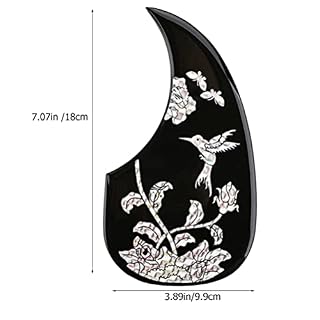Vaguelly Pickguard De Guitare Acoustique Folk Protection Contre Chocs Professionnel Pickguard De Guitare Noir Blanc - Les Beatles, Paul McCartney, John Lennon, RIngo Starr, George Harrison Vaguelly Pickguard De Guitare Acoustique Folk Protection Contre Chocs Professionnel Pickguard De Guitare Noir Blanc – Image 7