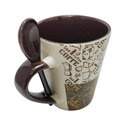Caneca caputino de colher 300 ml