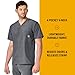 Carhartt Force Liberty Men’s Twill Chest Pocket Scrub Top — Charcoal Heather, M