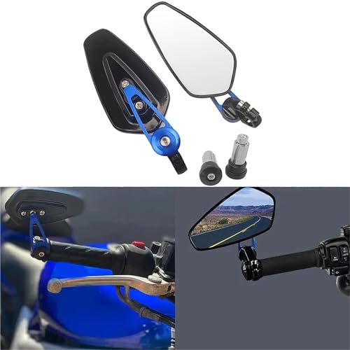 Espejos de motocicleta universales antivibración para manillar Z1000 R 5