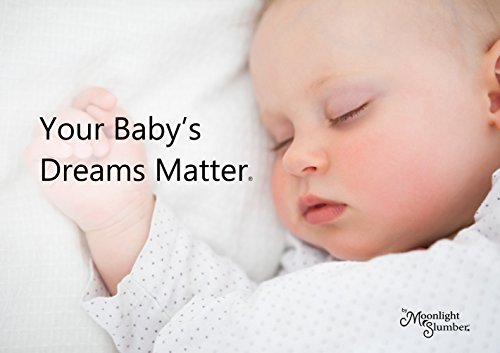 Moonlight Slumber Breathable Dual Sided Baby Crib Mattress. Firm Sided for Infants Reverse to Soft Side for Toddlers Bed. Easy to Clean Waterproof and Odor Resistant (Made in USA. Latest Version).