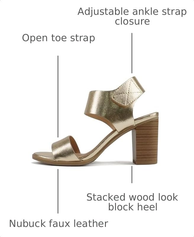 Image of Soda Wait-A ~ Women Open Round Toe Chunky Heel Ankle Strap High Heel Dress Sandals