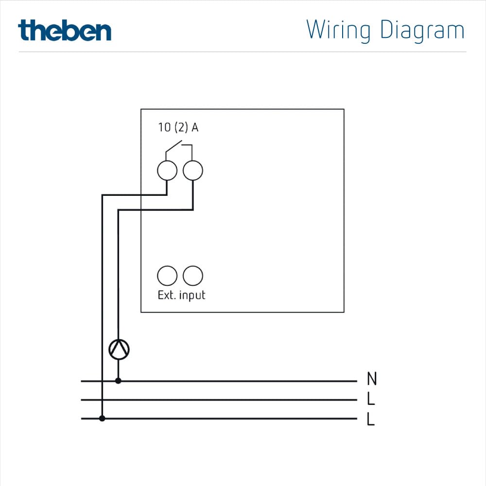 Theben 8119200 RAMSES 811 top3 cronotermostato digitale a batteria | termostato ambiente, comando dispositivo/app, Bluetooth BLE, Display, 3 programmi settimanali, durata impulso, Eco, riduzione