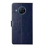 Rfvzubemok Compatible con Nokia X100 5G Funda,Compatible con Nokia X100 5G PU de Cuero Ranura para Tarjetas Cierre magnético Flip Kickstand Blue Rfvzubemok Compatible con Nokia X100 5G Funda,Compatible con Nokia X100 5G PU de Cuero Ranura para Tarjetas Cierre magnético Flip Kickstand Blue