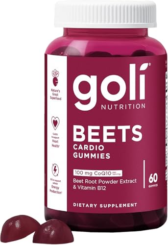 Goli Nutritional Supplement, Beets Cardio Gummy - 60 Count - 100m...