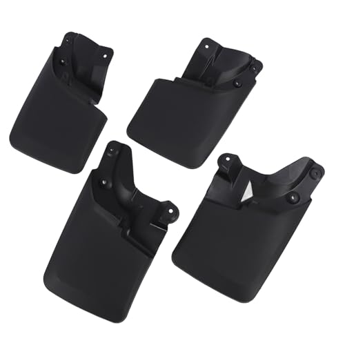 Garde-boue de voiture ensemble avant arrière noir avec 12 accessoires