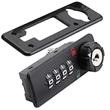 Serrure de sécurité pour porte : serrure en plastique robuste, sûre et durable, serrure métallique pour armoire