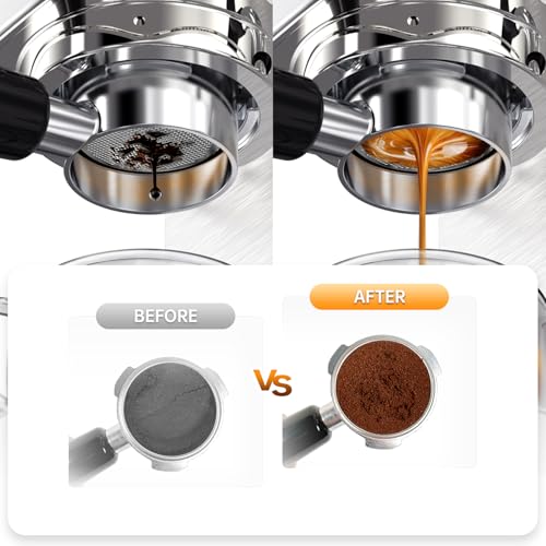 MAttinata Barista-Grade Tool Espresso Distributor - 0.35mm 6 Retractable Needles, Heavy-Duty Aluminum Handle for Clump-Free Extraction — view 3