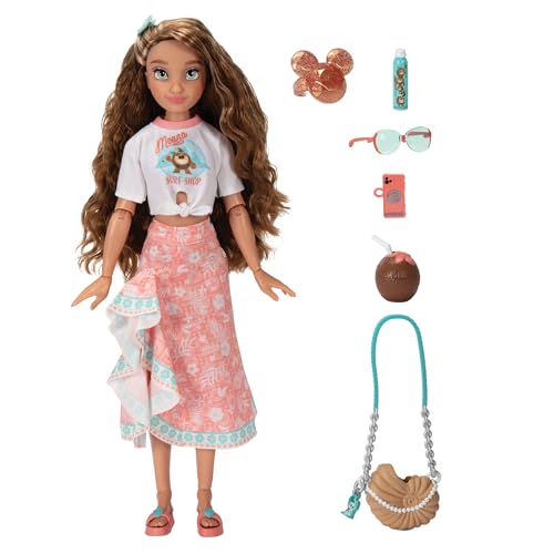 Disney ILY 4EVER Fashion Dolls Moana Inspired 11.5 Tall with 13 Points of Articulation Comes with Cute Moana-Inspired Accessories and a Glittery Mickey Ring for You to Wear!