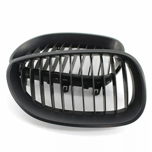 Rejillas frontales de riñón BMW E60 y E61 2003-2010 acabado negro mate 4