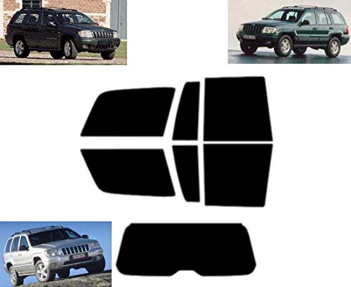 Tintcom.com Láminas Solares para Tintar Las Lunas del Coche-Jeep Grand Cherokee 1999-2005 Ventanas Traseras & Luna Trasera (20% Oscuro Ahumado)