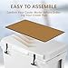 Hjdeck Cooler Pad for RTIC 20/22 Quart Seat Cushion Soft Self-Ahesive Cooler Pad Accessory - Dark Brown