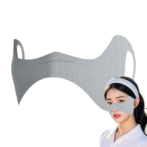 太陽のパッチは顔、シールドアイ、35 x 10cm/13.78 x 3.94in UVブロッキングプロテクター、快適な通気性デザイン、女性、男性、屋外サイクリング、登山、登山、ゴルフ