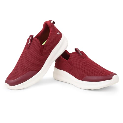 Image of YOHO Men's Walking Shoes with Memory Foam, Lightweight & Cushioned Slip on Sneakers Without Lace for Man|Comfortable & Stylish for Casual Wear Daily Use Walking & Gym SOS104