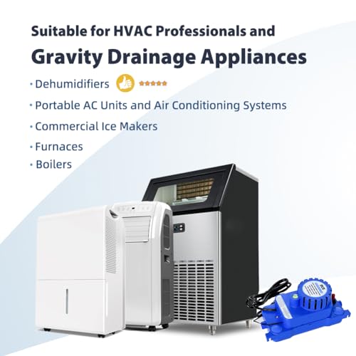 Mseltos MS-TPL-115-20 1/10 Hp 93 Gph 20Ft Max Head Hvac Condensate Pump thumb #2