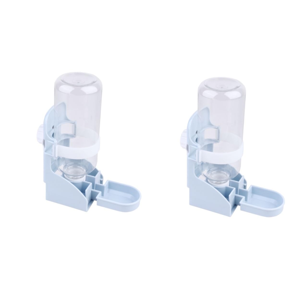 Dispensador Automático De Agua para Mascotas 2 Unidades 500 Ml para Gatos Perros Cerdos Pájaros Fácil De Instalar.
