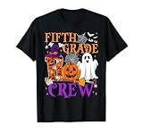 5th Grade Boo Crew Teacher Student Funny Halloween Costume T-Shirt