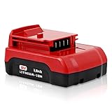 DSANKE 18V 3000mAh Lithium Ion Battery PC18B Compatible with Porter Cable 18 Volt Cordless Power...