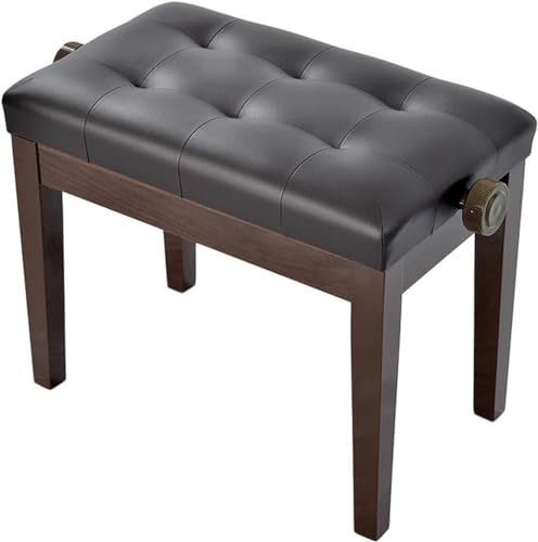 Banco Para Piano C/Regulagem Banqueta luxo sonata 212 brown