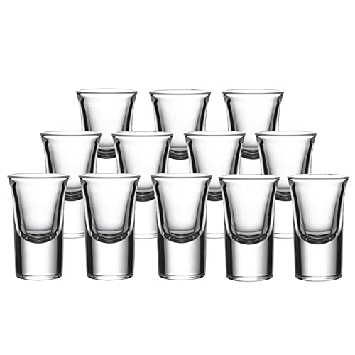 QuiExact �V���b�g�O���X 30ml 12�Z�b�g �N���A�O���X �e�ۃJ�b�v �~�j �p�[�e�B�[ �o�[ �N���u �V���b�g�O���X�Z�b�g �N���A�V���b�g�O���X �E�C�X�L�[�E�H�b�J �~�j�e�L�[���O���X �w�r�[�x�[�X �E�C�X�L�[ (30ml, 12�Z�b�g)
