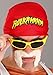 WWE Hulk Hogan Adult Costume Kit | Hulkamania Attire | Headscarf, Mustache & Sunglasses Standard