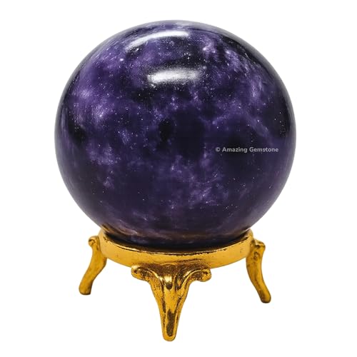 Amazing Gemstone Lepidolite Crystal Ball...