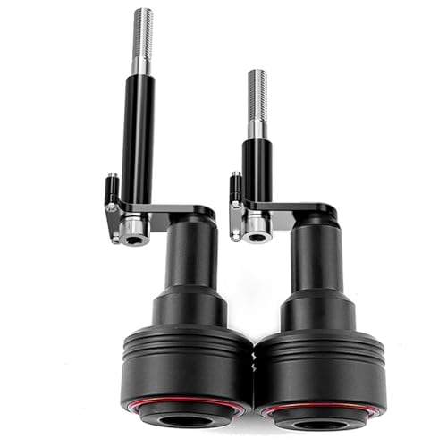 ZEXDDI Fit For Ka-wasaki Ninja 500 SE Ninja 500 2024 Motorrad 1 Paar Slider Rahmen Z500 Z 500 2025 Anti-Kollision Fallschutz Crash Pad (Rot)