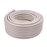 Relaxdays Gartenschlauch, 20 m, universeller Wasserschlauch 1/2, UV- & wetterfest, Gewebeschlauch Garten, PP, beige