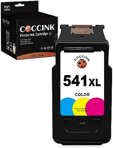 COCCINK CL-541XL Cartucho De Tinta Remanufacturado Para Canon 541 XL Para TS5150 TS5151 MX475 MX455 MX 525 MG2250 MG3550 MG3600 MG3650 MG4250 MG3200 MG3150 MG3250 MG2150 MG2255 Impresora Color
