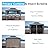 Domi 12’ x 14’ Outdoor Hardtop Gazebo, Upgraded Metal Gazebo with Galvanized Steel Double Roof, Heavy Duty Canopy Permanent Pavilion for Patio Lawn and Garden, Curtains and Netting Included, Grey