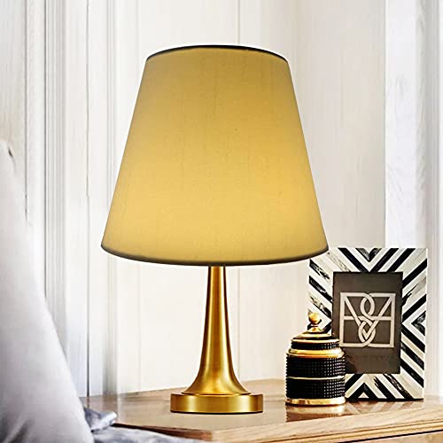 Aflytep Set di 6 nel Tessuto Bianca su Paralumi