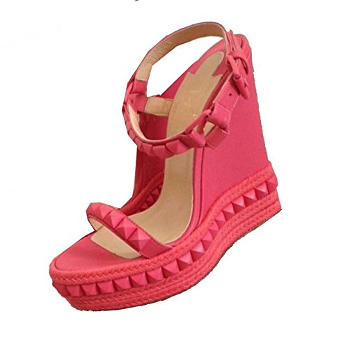 Buy Women's Fashion Heels Pink Color Casual Heel Sandal - Size 8 at  Amazon.in