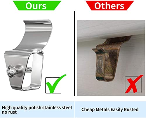 (12 Pack) Blink Outdoor Camera Vinyl Siding Clip Hooks, No-Hole Needed Outdoor Siding Hanger For Mounting Blink Xt2 Blink Outdoor Home Security, Weatherproof Stainless Steel Blink Siding Mount #TOP4