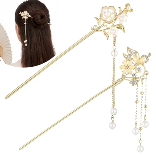 2Pcs Lily of the Valley Chinese Hair…