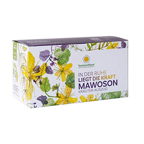 SonnenMoor MAWOSON- In der Ruhe liegt die Kraft - flüssiger Kräuterextrakt zum Einnehmen für Magen und Nerven (8x100ml) Cover