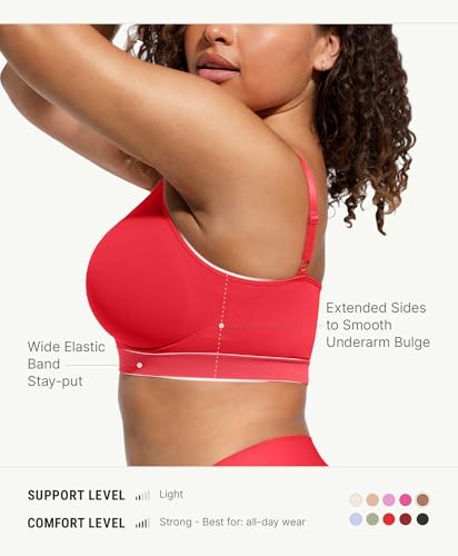 Image of FeelinGirl Bralettes for Women with Support Comfortable Bras No Underwire Seamless Everyday Bras