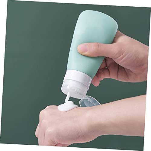 Beaupretty Artigos De Pessoal De Viagem Recipientes Vazios De Silicone Para Maquiagem Frascos De Gel