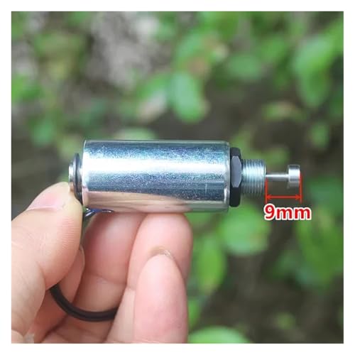 Solénoïde push-pull DC 12V actionneur linéaire cylindrique 19mm pour automatisme - 4