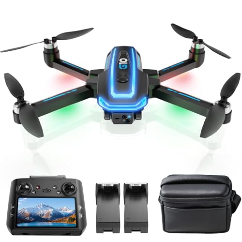 G10 GPS Drones con Telecamera 4K(Radiocomando con Schermo)45 Min di