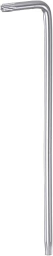 T20 a prueba de manipulaciones Torx Star Key Bit Llave en forma de L 4.57 "Brazo largo Herramienta de mano de acero de alto carbono para