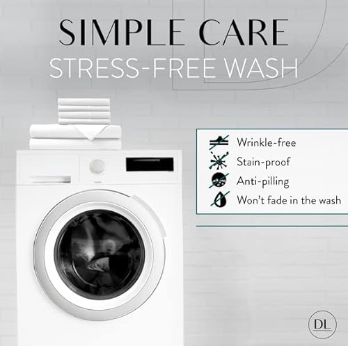 image for Danjor Linens Bed Sheet Set Full Size for Teens, Hotel Premium Sheets 