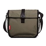 TATAY Urban Food Roll & Go Bolsa Porta Alimentos Isotérmica Enrollable, Tela, Verde, No incluye tapers, 6x22x28 cm
